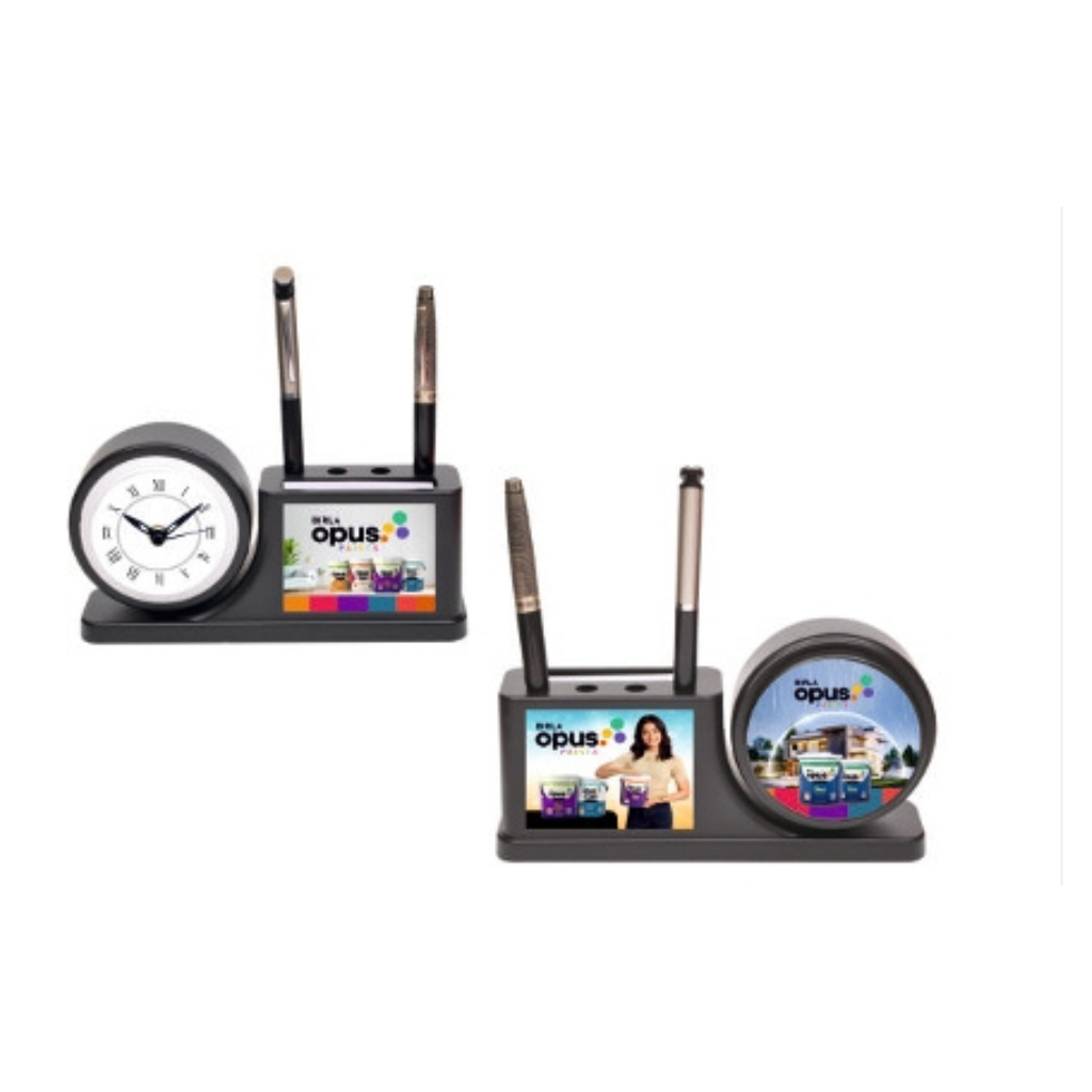 Table Clock with Pen Stand - Image 2
