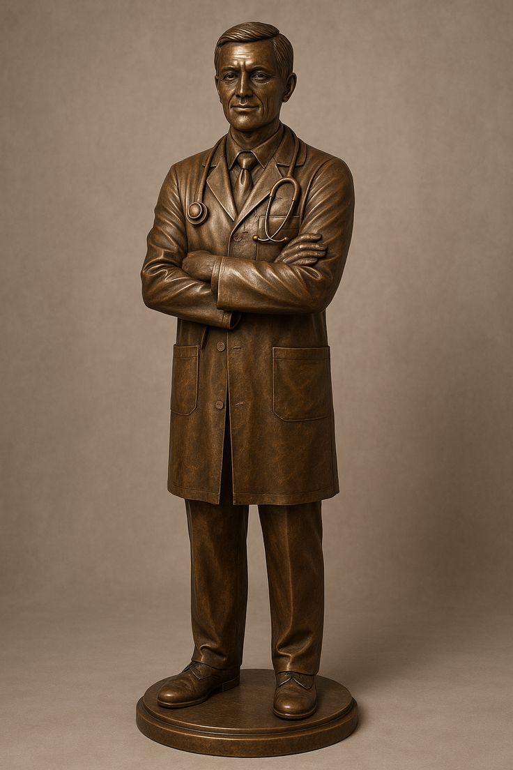 doctor-honor-bronze-statue